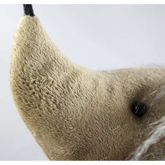 Plush Hedgehog with Plaid Scarf 11" Stuffed Animal Doorstop - Picture 7 of 10